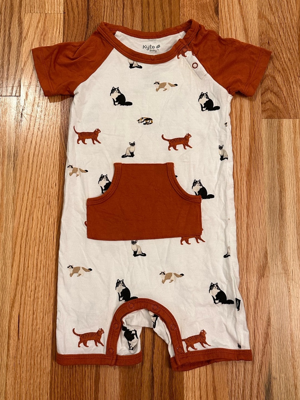 EUC Kyte Baby Shortall in Cat, 2T